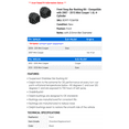 thumbnail image 2 of Front Sway Bar Bushing Kit - Compatible with 2007 - 2015 Mini Cooper 1.6L 4-Cylinder 2008 2009 2010 2011 2012 2013 2014, 2 of 2