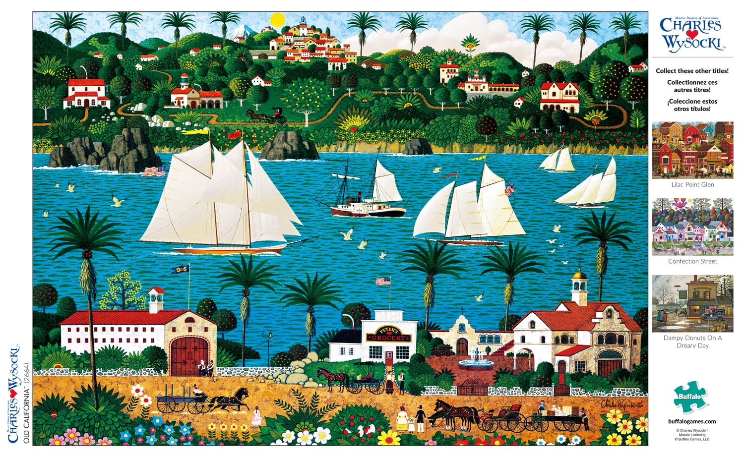 Buffalo Games Charles Wysocki - Old California 300 Pieces Jigsaw Puzzle