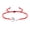 Silver-Red, variant on Phoenix Red String Bracelet for Women Good Luck Charm Chinese Chic Hand Knotted Adjustable Rope Gold-Red