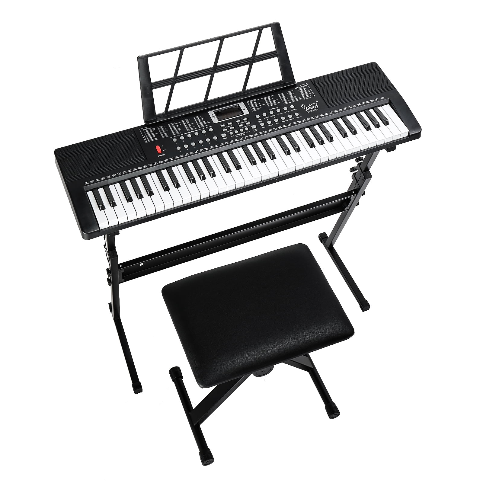 BaytoCare 61 Key Portable Electronic Keyboard Piano, Built-In Speakers,3 Teaching Modes,Ideal for Beginner Adult