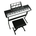 thumbnail image 1 of Glarry 61 Keys  Keyboard with Piano Stand, Piano Bench, Built In Speakers for Beginners, 1 of 9