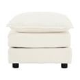 thumbnail image 3 of Convertible Sofa with 2 Ottomans, Solid Wood Frame, Customizable for Living Room Style, 3 of 5