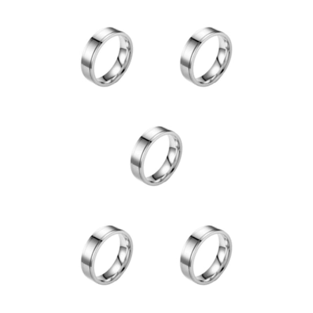 Youkk Fashionable Rings For Exquisite Craftsmanship And Beautiful Minimalist Rings Metal Rings For Men men 12 5Set
