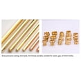 thumbnail image 6 of 5Pcs Brass Reducer Hex Bushing Threaded Pipe Fitting 1 Npt Male X 1/2 Npt Female, 6 of 6