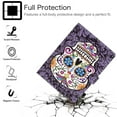 thumbnail image 2 of Allytech Stand Case for Universal 6.5-7.5 inch Tablets, PU Leather Protective Folio Stand Card Slots Wallet Case for Fire 7/ LG G Pad 7.0/Voyager 7 /Android 7/ Zenpad/ Onn 7", Skeleton, 2 of 5