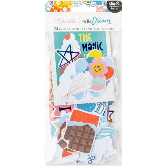 Shimelle Live The Dream Ephemera-Icons