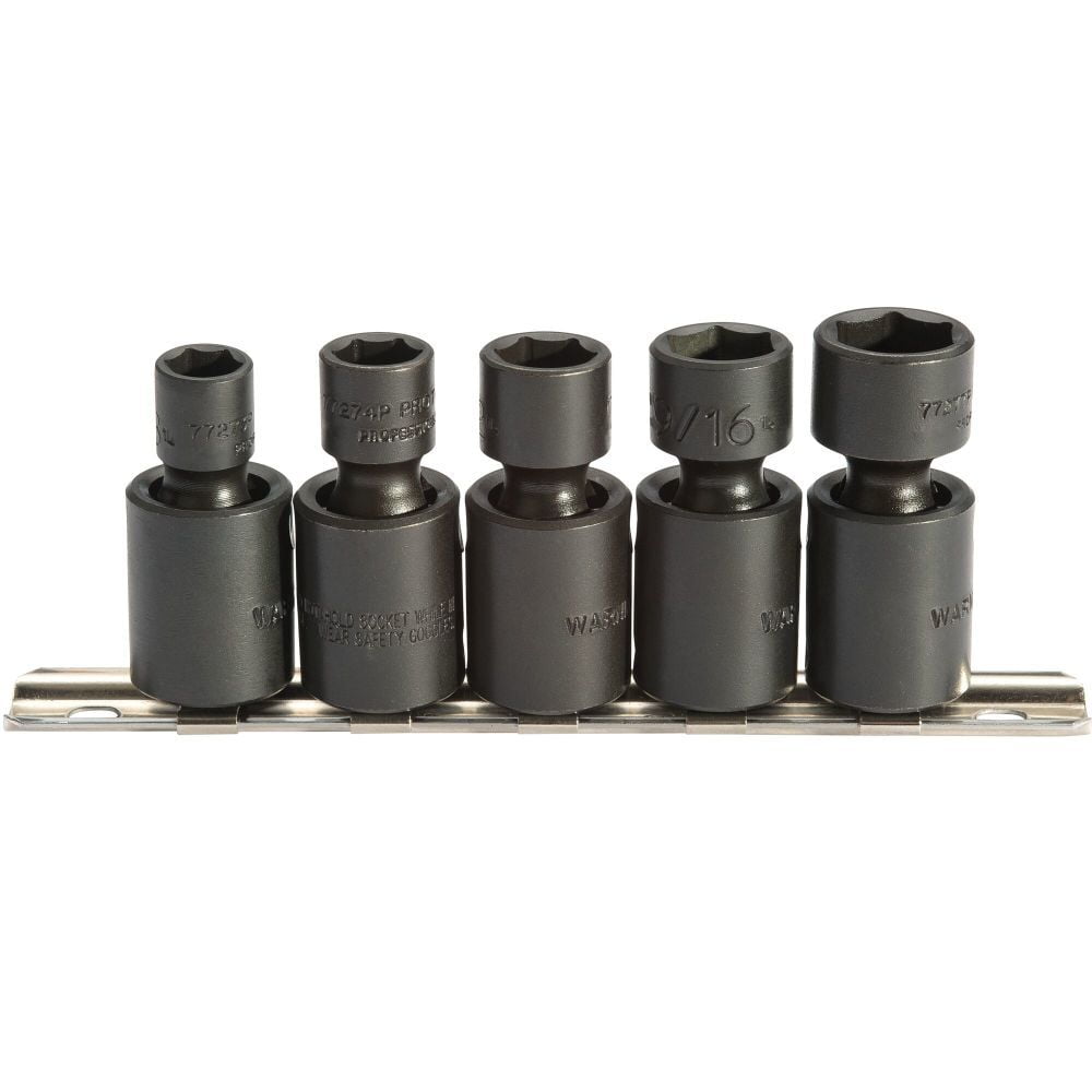 Proto 3/8In Drive 6Pt Universal Impact Socket Set 5Pc