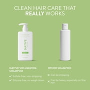 Native Volumizing Shampoo Cucumber & Mint, Sulfate & Silicone Free, 16.5 fl oz