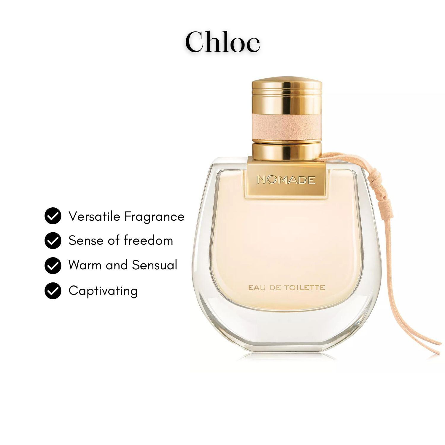 Chloe NOMADE Eau De Parfum Spray Sample Travel Vial .04 oz / 1.2 ml Womens  NEW (Lot of 2)