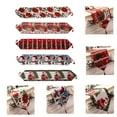 thumbnail image 4 of facefd Christmas Table Runner Tablecloth Santa Claus Table Desktop Placemat Xmas Decor No.03, 4 of 6