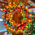 thumbnail image 3 of Novelty Lights 16" Multicolor LED Shotgun Shell Wreath 150 Light, 3 of 5