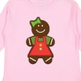 thumbnail image 4 of Inktastic Gingerbread Girl Christmas Boys or Girls Long Sleeve Toddler T-Shirt, 4 of 5