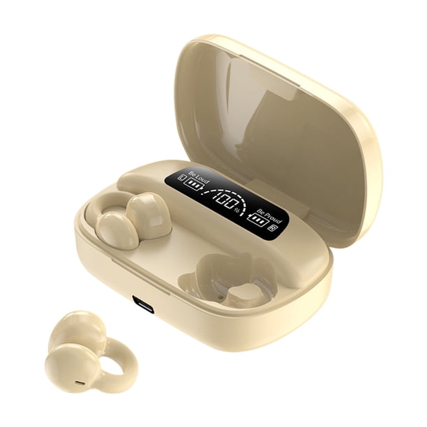 Ozmmyan 2023 - Nuevo auricular Bluetooth 5.3, intraauricular inalámbrico deportivo con mini pantalla digital, cargador para coche, liquidación de accesorios