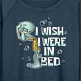 thumbnail image 3 of SpongeBob SquarePants - Squidward Bed - Women's Lightweight French Terry Long Sleeve Shirt, 3 of 6