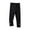 Black, variant on Elainilye Fashion Girls Pants Summer Casual Pants Capris Bow Decorative Elastic Thin Children's Pants 4-11 Years,Black