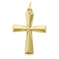 thumbnail image 3 of 14K Yellow Gold Cross Religious Pendants / Charms for Men and Women, 3 of 6