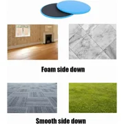 Non Slip Exercise Gliding Discs 2 Pcs Core Sliders Lightweight Double Sided Gliding Discs for Tiled Floor Carpet Wood