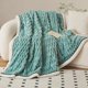 thumbnail image 2 of Mantas de piel suave y esponjosa de lujo para invierno, mantas de terciopelo de leche más gruesas, mantas cálidas para cama doble, sofá, siesta de oficina, edredón cómodo para pareja, 2 of 4