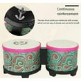 thumbnail image 2 of Drums 5-Inch 6-Inch Bodhran Drum Set Children Adult Accompaniment Goat Skin Hand Drum Percussion Instrument, 2 of 5