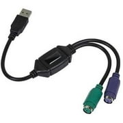 SANOXY PS2 to USB Adapter for Keyboard, Mouse with PS2 Interface,Support PS/2