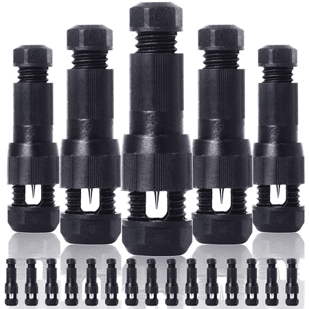 

20pcs Direct Low-voltage Landscape Lighting Connector Waterproof Cable Outdoor Electrical Cable Connector Suitable for Landscape Path Lights to Work with Malibu Paradise Moonlight