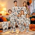 thumbnail image 6 of Halloween Pajamas Family Matching Set Holiday Print Long Sleeve Jammies Loungewear PJs Set Sleepwear Adult Men Women Women XXL, 6 of 6