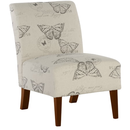 Linon Lily Linen Accent Chair Multiple Patterns
