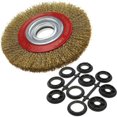 thumbnail image 4 of Steel Wire Wheel Brush for Bench Grinder, 150mm, Compatible with Multiple Brands, 4 of 4