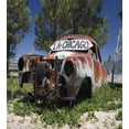 thumbnail image 3 of Vintage Car Duvet Cover Set, Old Car Trees Greenery in the Famous Route 66 Road in USA Rustic Home Art, Decorative 3 Piece Bedding Set with 2 Pillow Shams, King Size, Brown Green Blue, by Ambesonne, 3 of 3