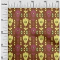 thumbnail image 2 of oneOone Cotton Flex Brown Fabric Ikat Quilting Supplies Print Sewing Fabric By The Yard 40 Inch Wide, 2 of 4