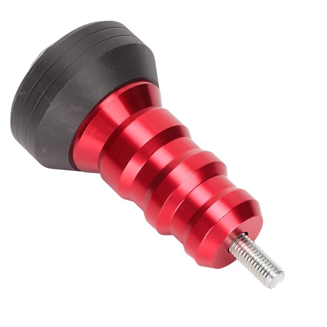 Curseur de Cadre de Fourche, Protection contre les Chutes de Roue Anodisé Résistant aux Contraintes Universel pour le Remplacement de la Moto pour Fz6 R6 Rouge