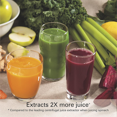 thumbnail image 4 of Hamilton Beach 67951 Slow Action Masticating Electric Juicer for Fruits and Vegetables (Silver), 4 of 5