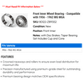 thumbnail image 2 of Front Inner Wheel Bearing - Compatible with 1956 - 1962 MG MGA 1957 1958 1959 1960 1961, 2 of 2