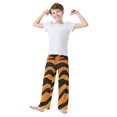 thumbnail image 3 of Tiger Stripes Print Pajama Pants Soft Lightweight Lounge Pants Bottoms Sleep Pants Warm Comfy, 3 of 9