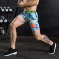 thumbnail image 3 of Compression Shorts Men 3D Print Camouflage Bodybuilding Tights Short Men Gyms Shorts Male Muscle Sport Elastic Running Shorts, 3 of 6