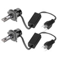 thumbnail image 2 of ANGGREK LED Headlight,2pcs H4 60W White Light Car LED Headlight Bulbs 6000K L8, LED Headlamp, 2 of 8