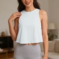 thumbnail image 5 of WAYUTE Womens Tank Tops Lightweight Loose Fit Yoga Cover Up Sleeveless Breathable Tank Top for Workout Sports Casual Wear, 5 of 7