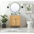 thumbnail image 6 of Elegant Kitchen and Bath 30 inch Single bathroom vanity in natural wood, 6 of 8