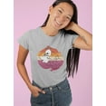 thumbnail image 2 of Beaver Couple W Pride Flag T-Shirt Women -Smartprints Designs, Female 4X-Large, 2 of 4