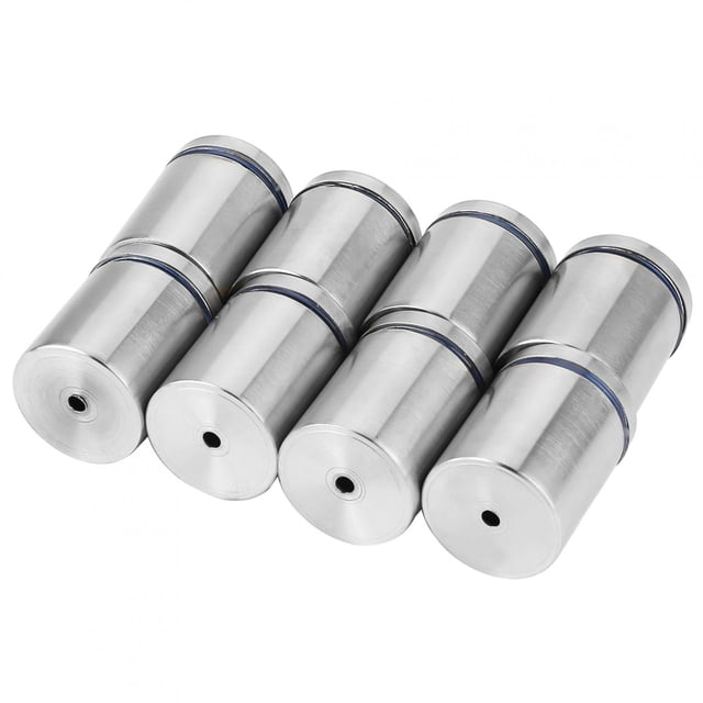 Wchiuoe 304 Stainless Steel Glass Standoff, Glass Standoff Pin, For Supporting Glass Advertise Board Mirror Show Shelf Fixing Glass