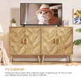 thumbnail image 3 of SLINEMO Storage Cabinet, Buffet Cabinet with Adjustable Shelf & Doors, Sideboard with Storage, Accent Cabinet for Living Room, Entryway, 3 of 8
