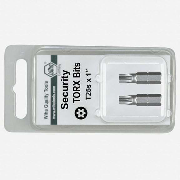 Wiha 72562 T40s Security Torx Insert Bit 5/16" Drive (2 Pack)