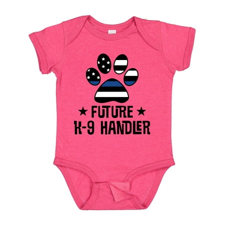 

Inktastic Police Law Enforcement Future K-9 Handler Gift Baby Boy or Baby Girl Bodysuit
