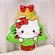 thumbnail image 2 of Almohada de Hello Kitty con estampado de árbol de Navidad para niños, cojín suave, decoración de habitación, regalos de vacaciones, 2 of 5