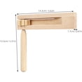thumbnail image 4 of 2Pcs Traditional Wooden Matraca Ratchet Noise Maker for Castanet Early Education Musical Instrument,WOOD, 4 of 9