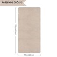 thumbnail image 3 of Toalla de baño de microfibra grande XXL 75cmx150cm paquete de 2 toallas de baño de secado rápido y sin pelusa toallas de ducha toallas de sauna toallas suaves y absorbentes beige, 3 of 5