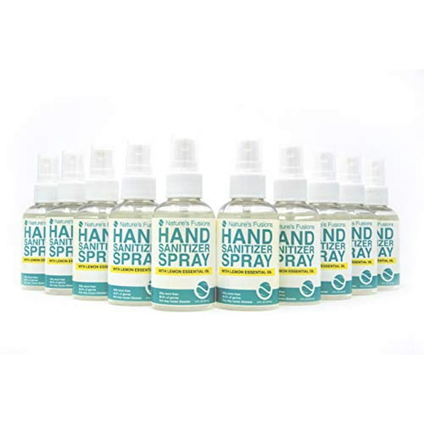 Hand Sanitizer Spray with Lemon Essential Oil Isopropyl Alcohol with Natural Germ Fighting