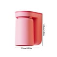 thumbnail image 2 of Wash Cups Rack Toothbrush Holder With Gargle Cup For Lovers Wall Storage Self Couple Toothbrushes Toothpaste Holder Container Wall Mounted Tooth Glass For Hoom Shower Bathroom Shelves over Toilet, 2 of 3