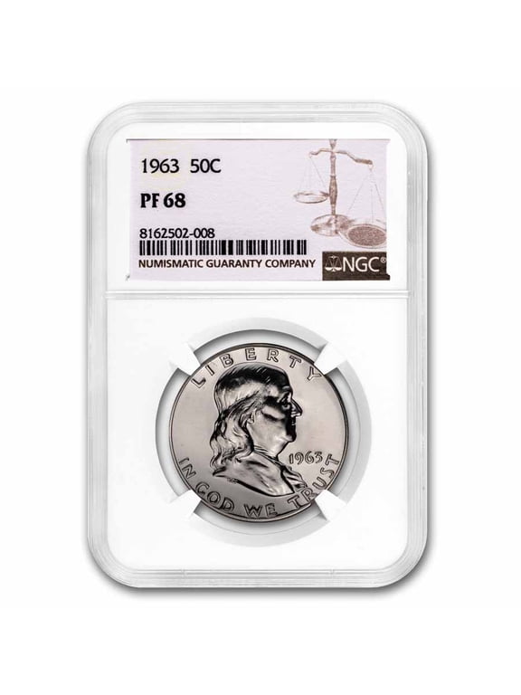 1963 Franklin Half Dollar PF-68 NGC