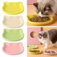thumbnail image 3 of Pekkaxy Cat Head Shaped Pet Bowl, 5.9 x 4.7 in, Shallow Whisker-Friendly Design for Comfortable Feeding, Perfect for Dry or Wet Cat Food and Snacks, 3 of 9